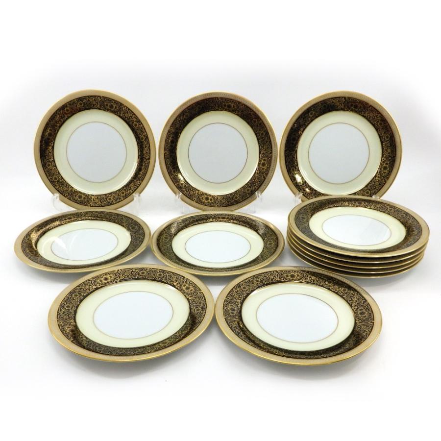 ノリタケ オールドノリタケ ゴールドリー プレート 19cm 計12点 ☆送料
