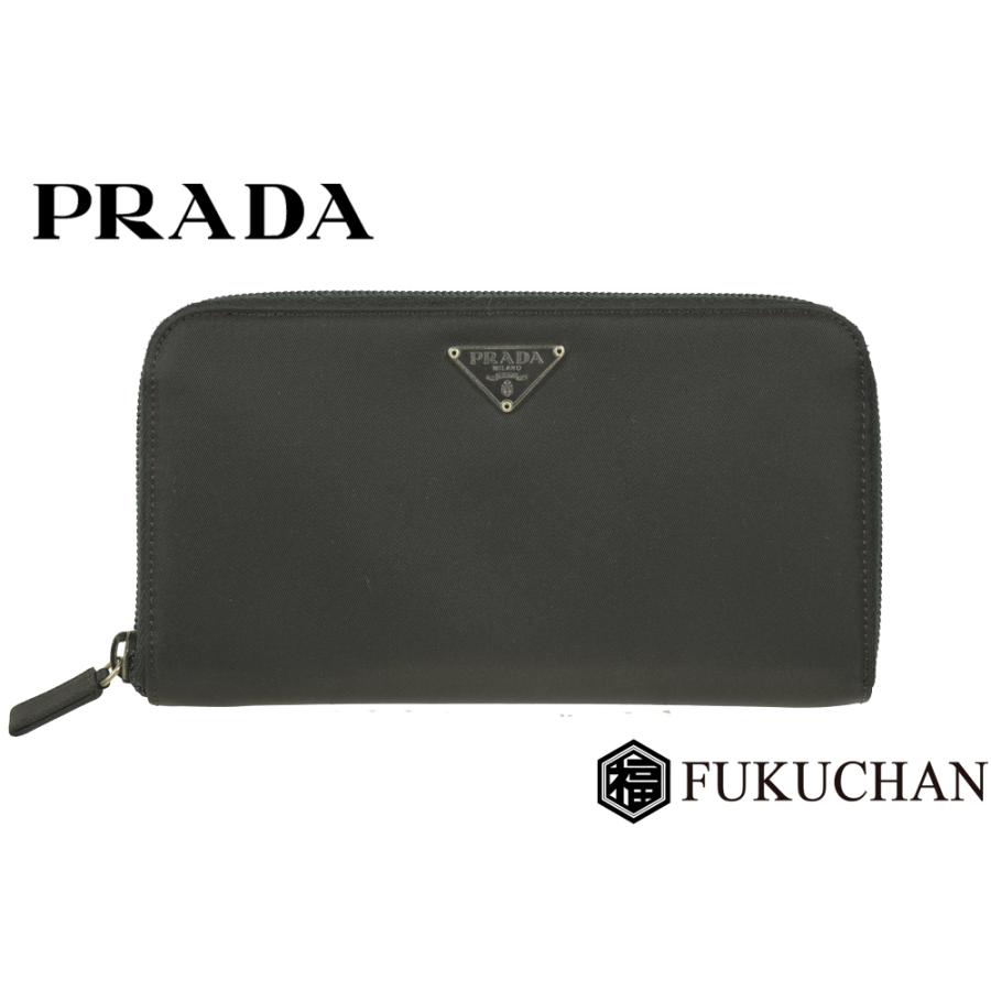 Prada プラダ ナイロンキャンバス ラウンドファスナー長財布 M506 中古 Pr01 ブランドショップ Fukuchan 通販 Yahoo ショッピング