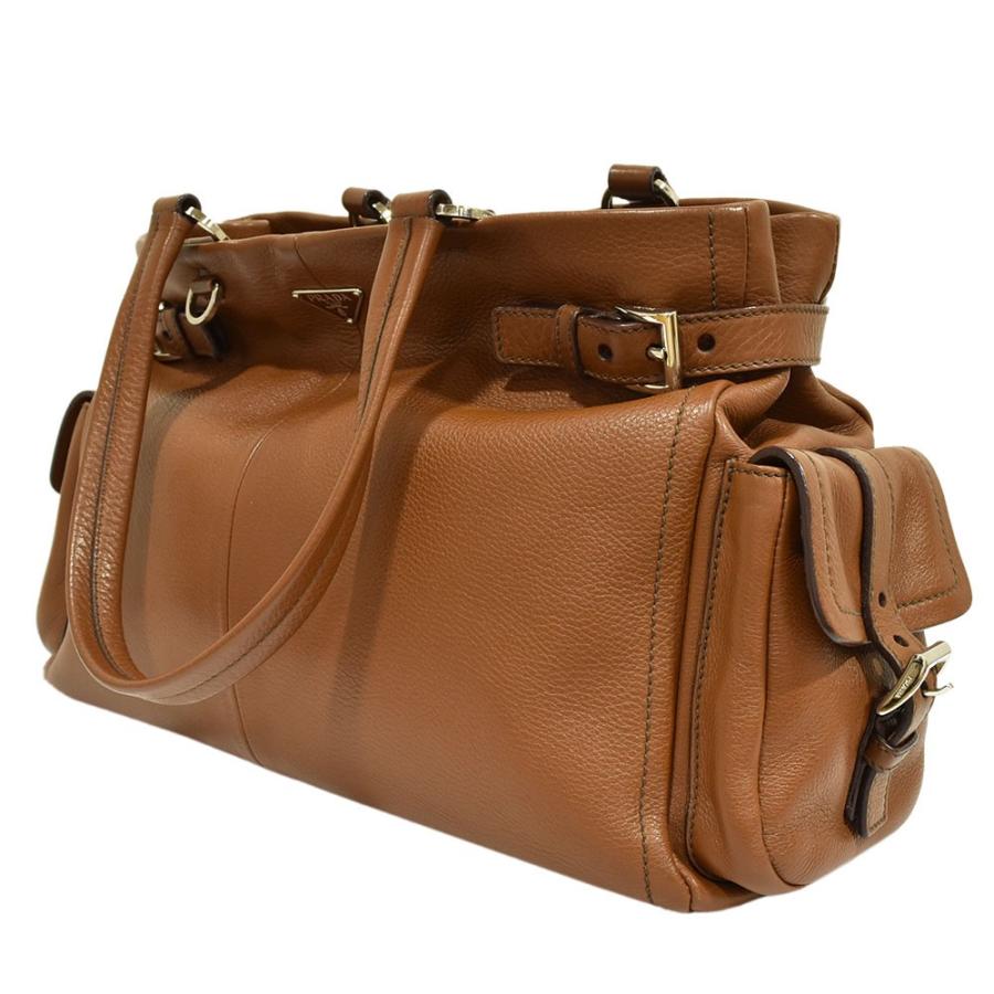 PRADA（プラダ） 三角ロゴプレート ポーチ付き ショルダートート