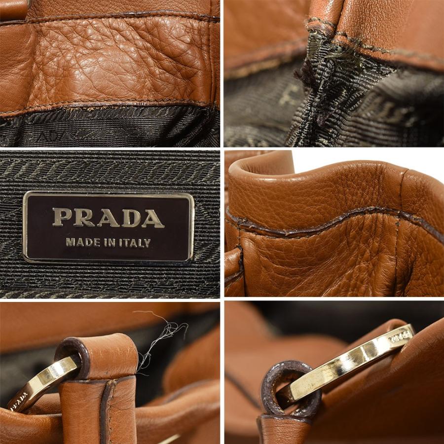 PRADA（プラダ） 三角ロゴプレート ポーチ付き ショルダートート