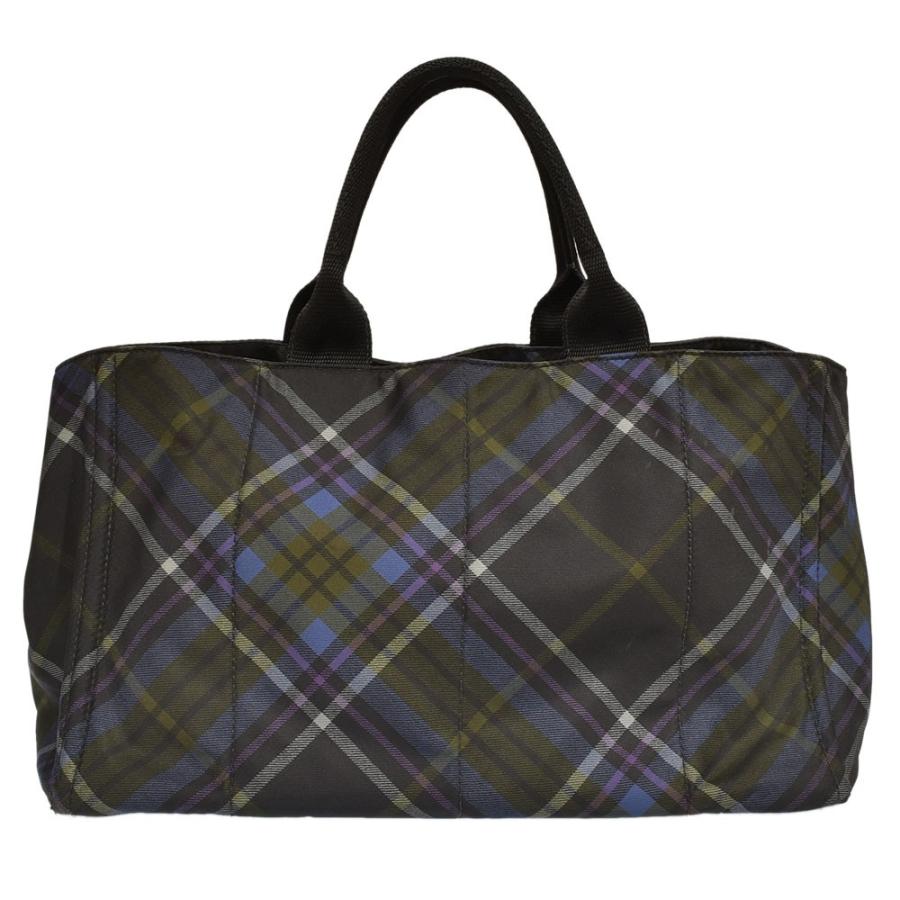 PRADA チェック柄 ナイロントートバッグカナパ PRADA（プラダ） カナパ CANAPA チェック柄 トートバッグ ナイロン