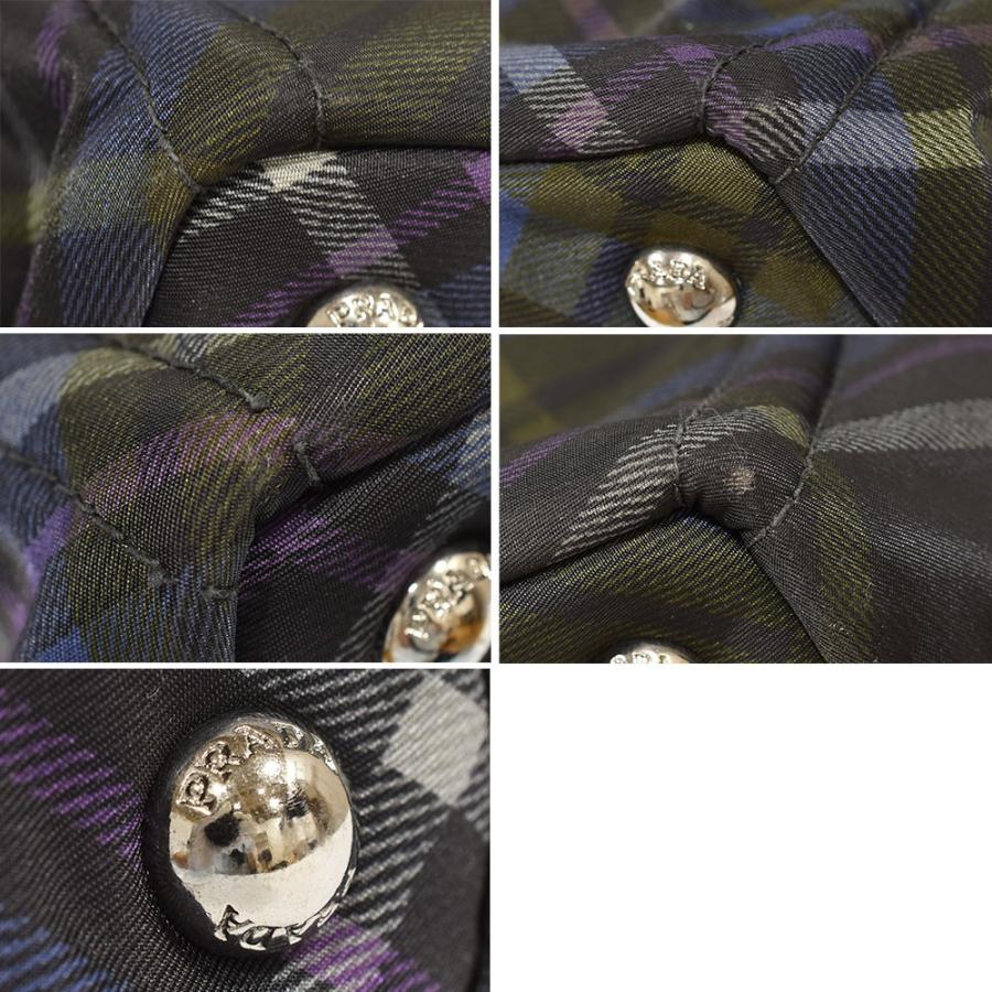 PRADA（プラダ） カナパ CANAPA チェック柄 トートバッグ ナイロン
