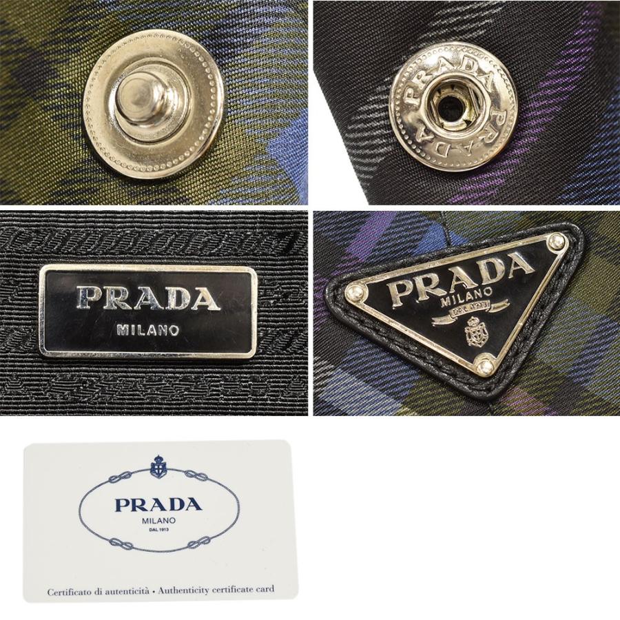 PRADA（プラダ） カナパ CANAPA チェック柄 トートバッグ ナイロン