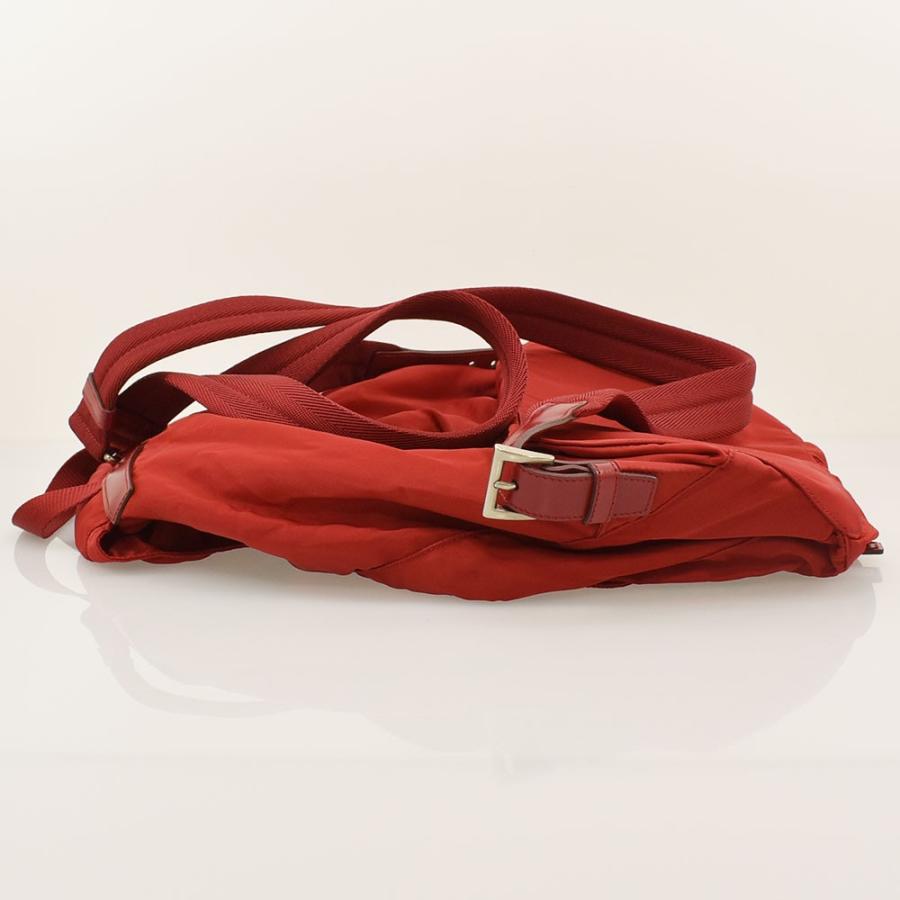 PRADA（プラダ） 三角ロゴ リュック デイパック ナイロン チェリー