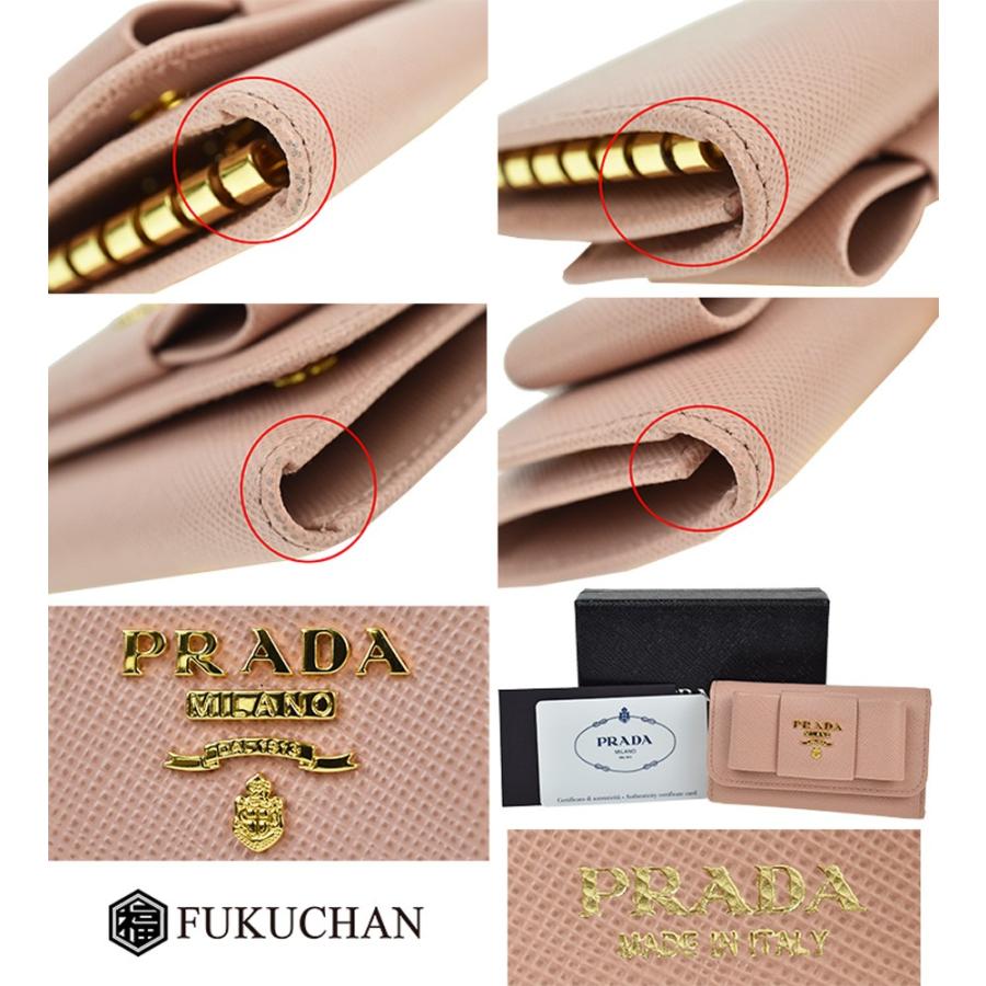 PRADA SAFFIANO FIOCCOキーケース 楽天市場】PRADA プラダ SAFFIANO FIOCCO リボン 6連キーケース