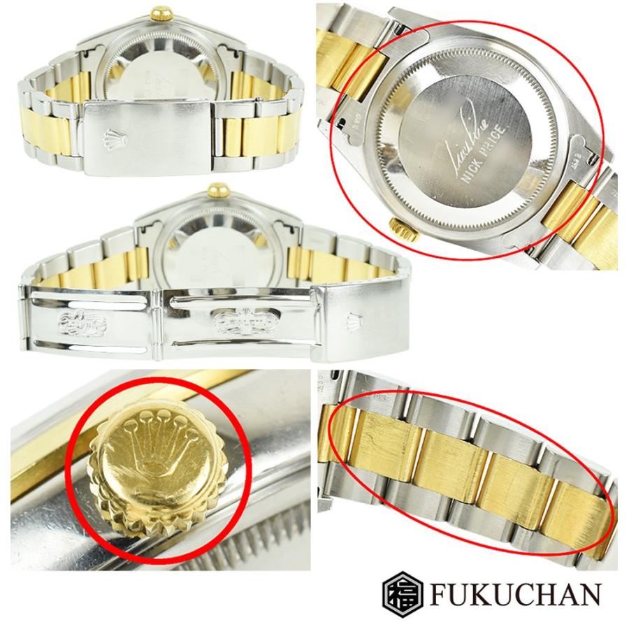 Rolex ロレックス ニックプライス 0本限定 デイトジャスト ホワイトローマン文字盤 Ss Yg 163 T番 中古 送料無料 Ro01gt ブランドショップ Fukuchan 通販 Yahoo ショッピング