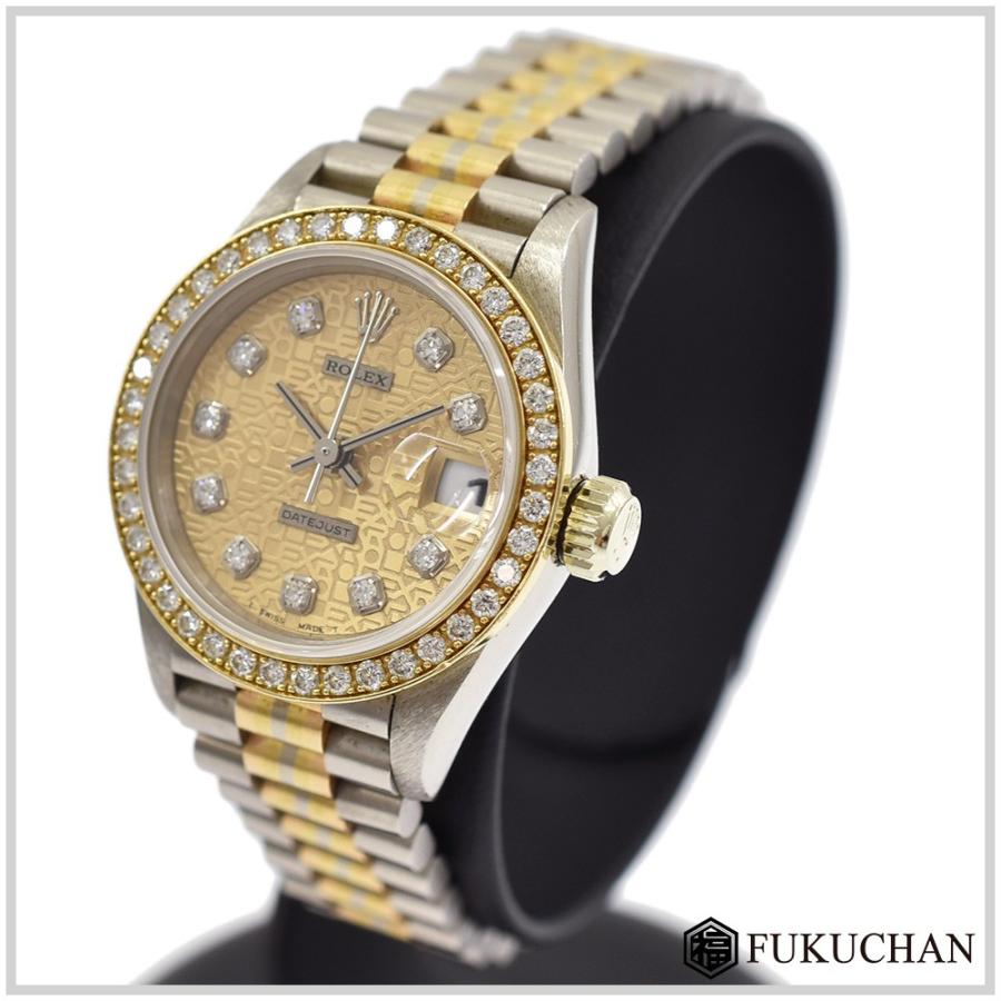 デイトジャスト ロレックス ROLEX トリドール W番 ベゼルダイヤ デイトジャスト ロレックス ROLEX トリドール W番 ベゼルダイヤ