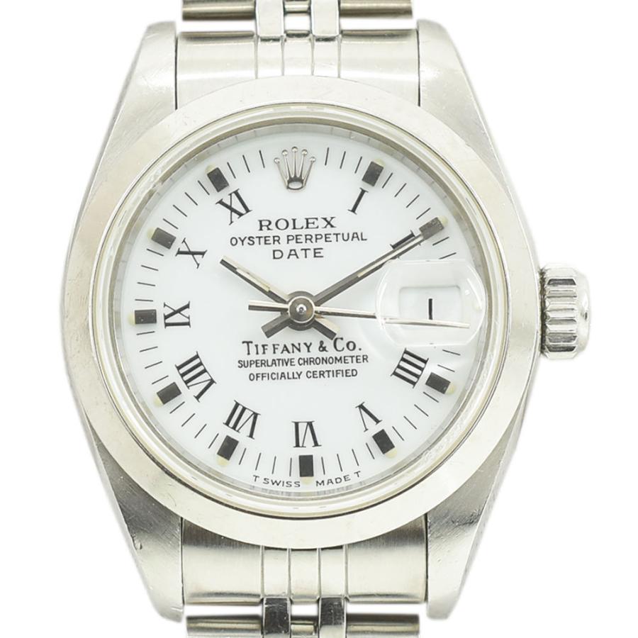 ロレックス Rolex 腕時計 ティファニー Wネーム デイトジャスト 白文字盤 レディースウォッチ Ss K18wg 中古 送料無料 Ro01gt 5447 ブランドショップ Fukuchan 通販 Yahoo ショッピング