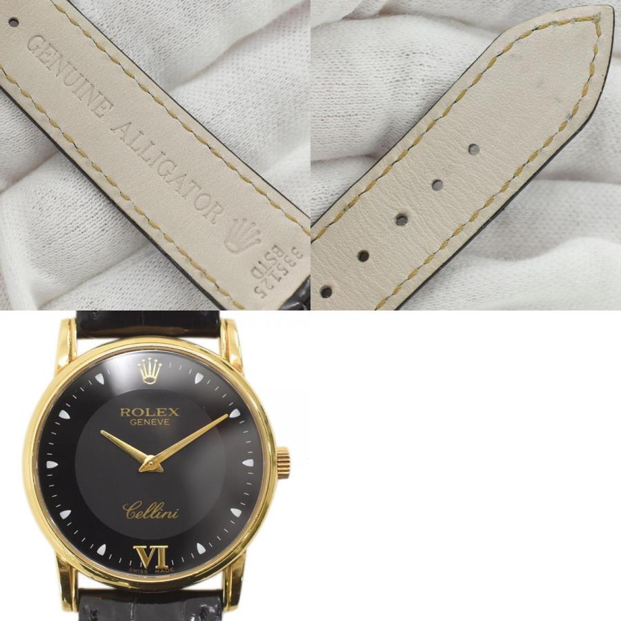 ROLEX（ロレックス） 腕時計 チェリーニ cellini 黒文字盤 メンズ