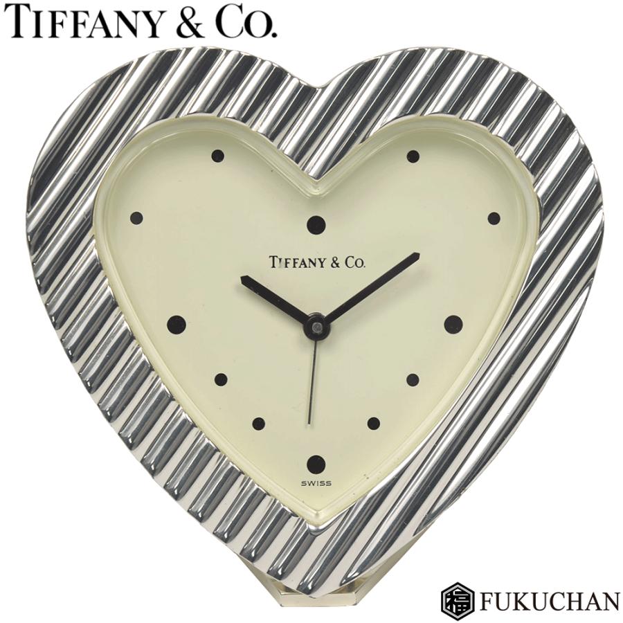 TIFFANY＆Co./ティファニー ハート型 置き時計 クリーム文字盤