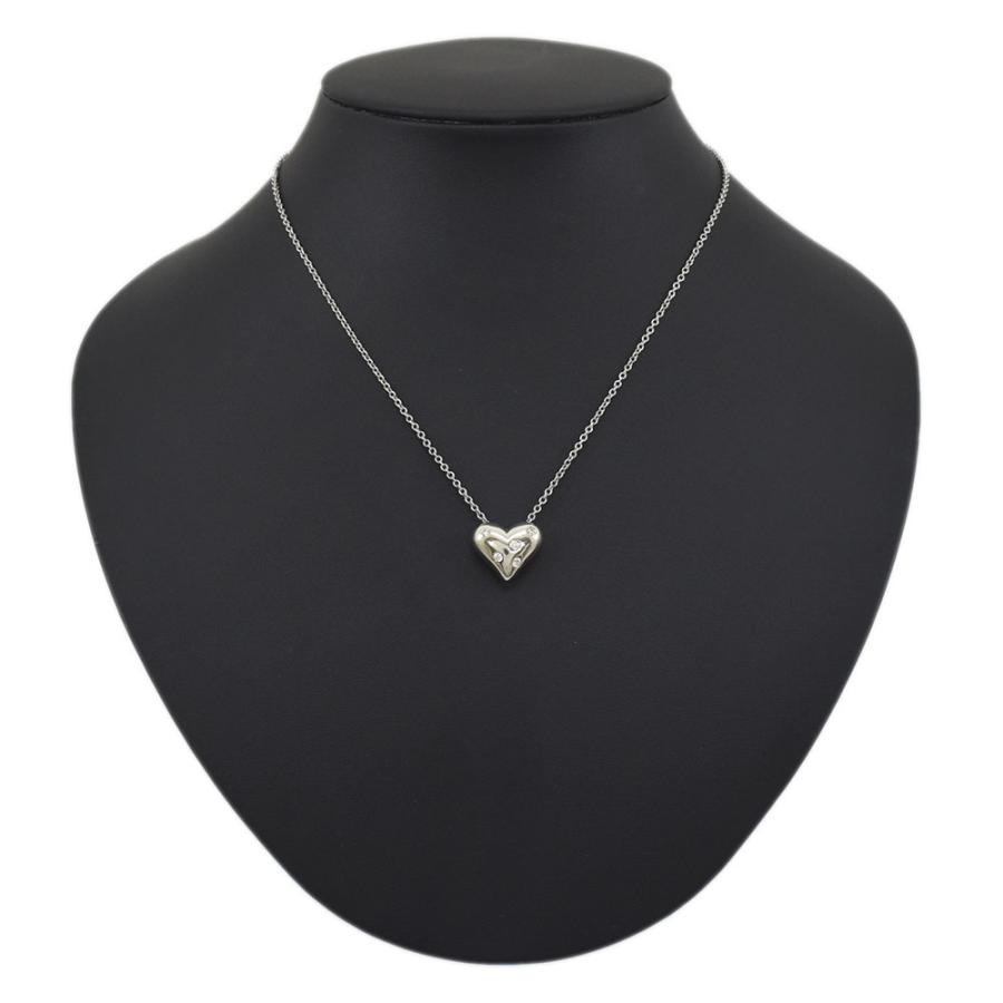 TIFFANY&Co. ティファニー ネックレス ドッツ ピンチド ハート 5P 