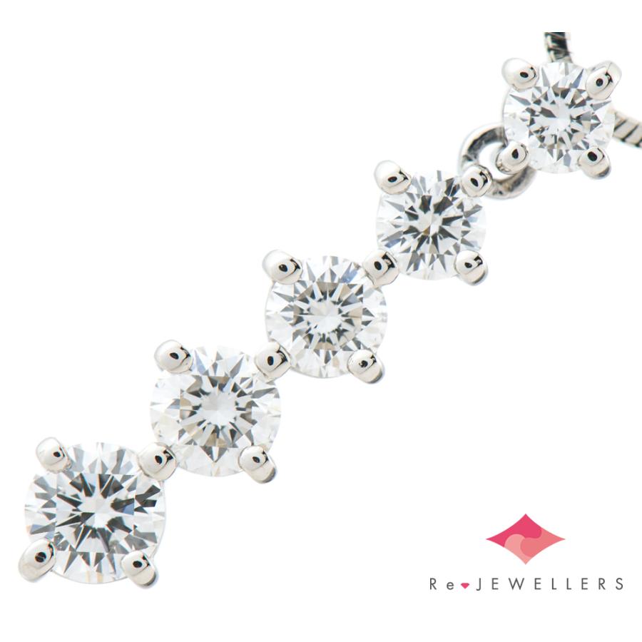 ロイヤルアッシャー ダイヤモンド計0.35ct プラチナ900 ペンダント 