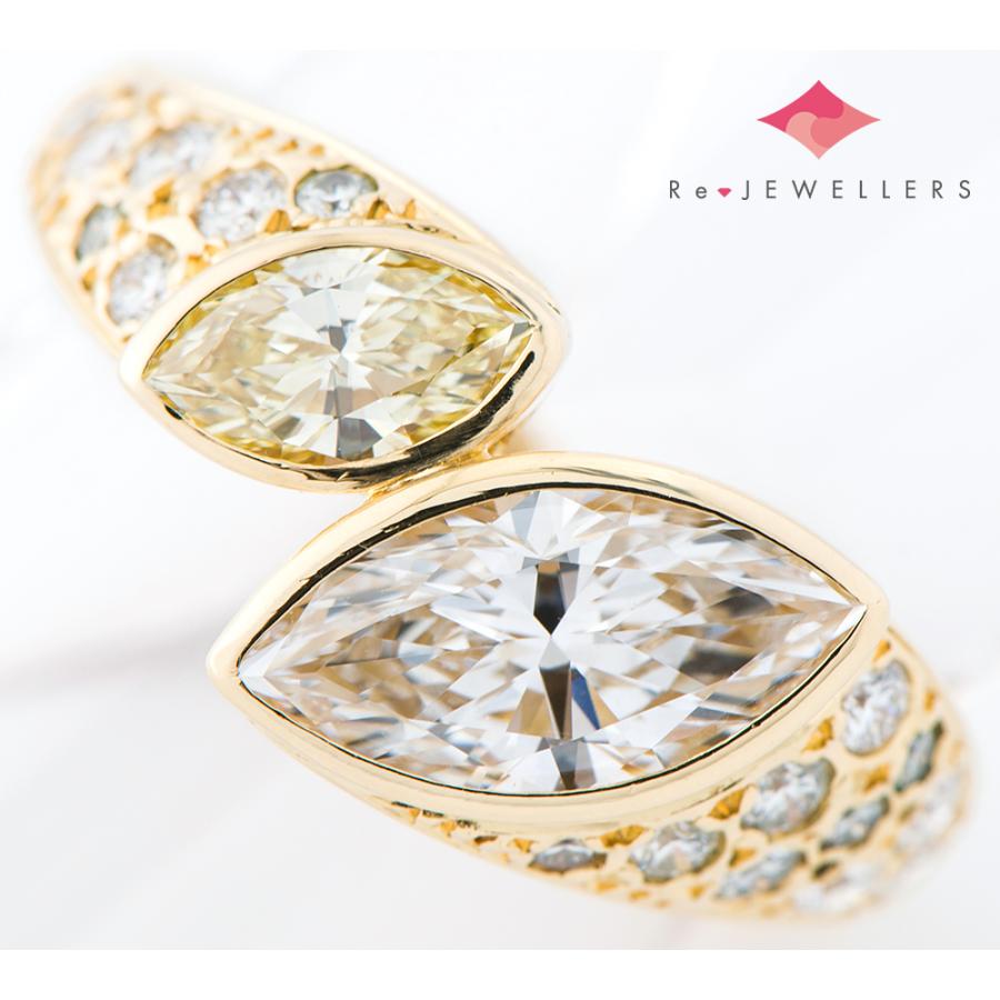 ペルティエ ミキモト マーキスシェイプ ダイヤモンド1.18ct 