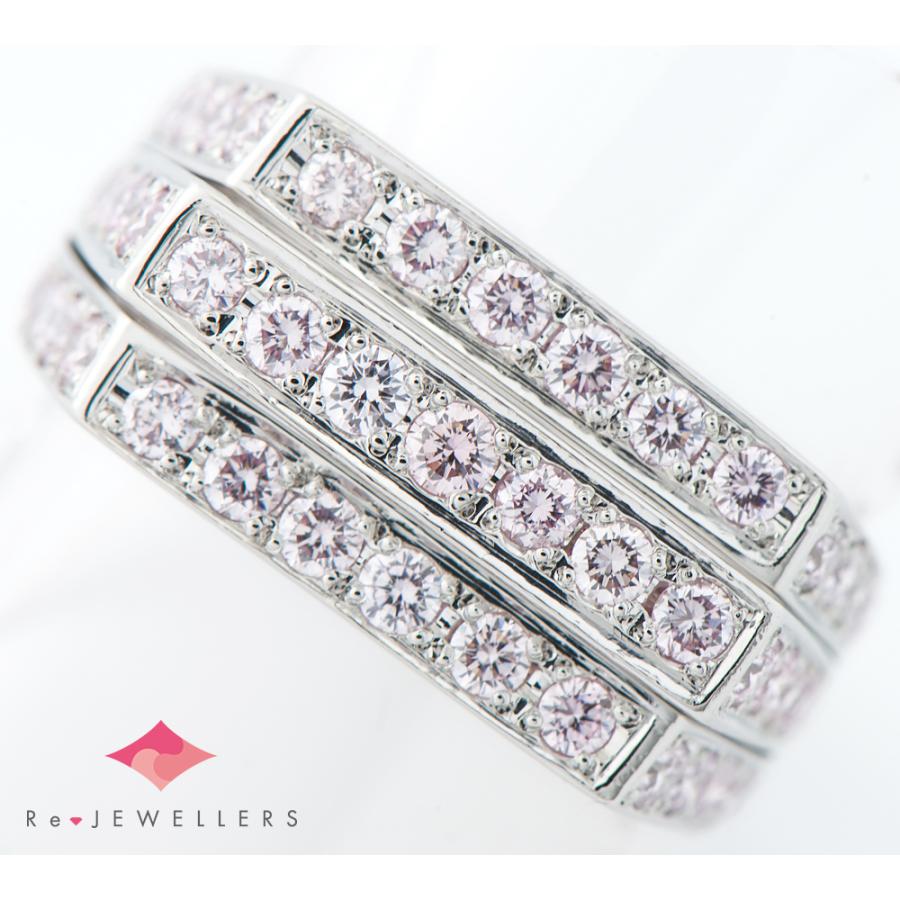 ペルティエ ミキモト 天然(ナチュラル)ピンク ダイヤモンド計1.22ct 