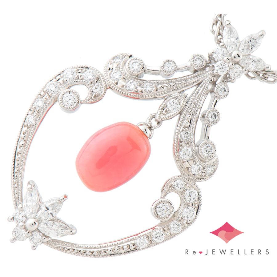 ベルエクラ(Bel Eclat) コンクパール3.02ct ダイヤモンド 計0.88ct 