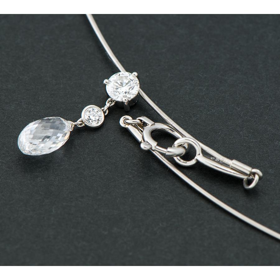 ギメル ブリオレット ダイヤモンド1.022ct ダイヤモンド 計0.271ct 