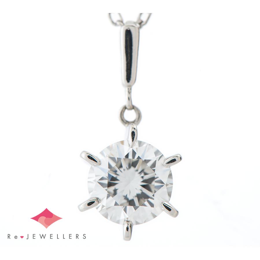 ペルティエ ミキモト ダイヤモンド1.08ct プラチナ950 ペンダント 