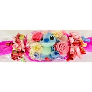 ぬいぐるみ電報 スティッチ フラワーソープ付 送料無料 結婚式 祝電 誕生日 ウエディング 母の日 1131 1131 Fukupuku 通販 Yahoo ショッピング