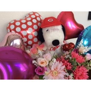 バルーン電報 祝電 結婚式 電報 ぬいぐるみ電報 ウエディングドール 広島東洋 カープ 野球 スヌーピー 送料無料 誕生日 発表会 開店祝 1173 1173 Fukupuku 通販 Yahoo ショッピング