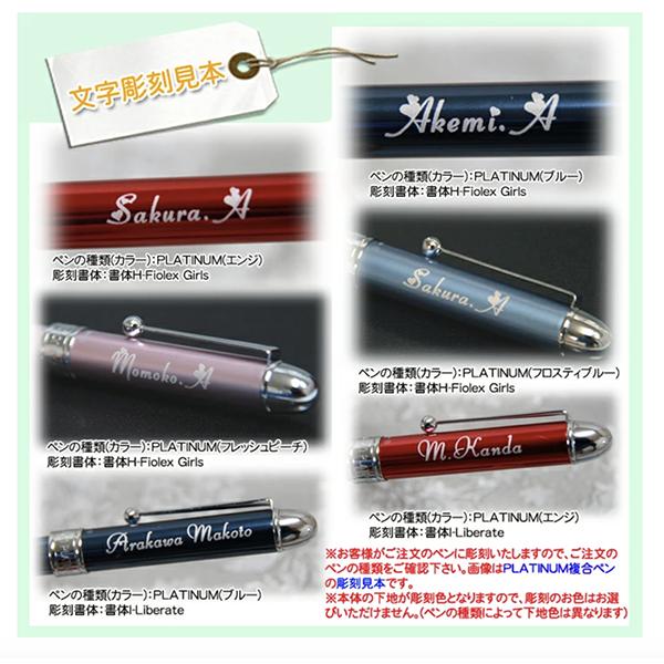 プラチナ万年筆 名入れ 多機能 ボールペン 卒業記念品 男性 女性 高級