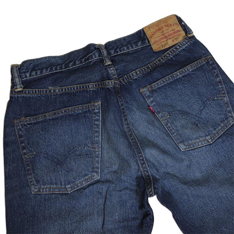 WAREHOUSE/ウェアハウス 2ND-HAND 1105 (USED WASH 濃) : 服道楽
