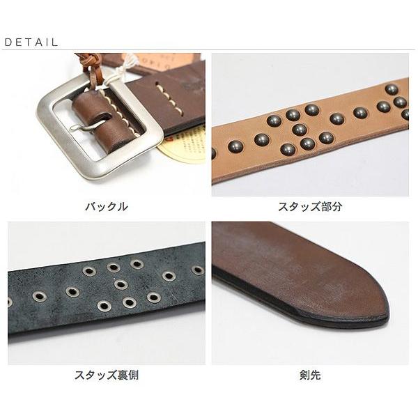 SUGAR CANE & CO. スタッズベルト SUGAR CANE シュガーケーン スタッズベルト F01407 : 服道楽