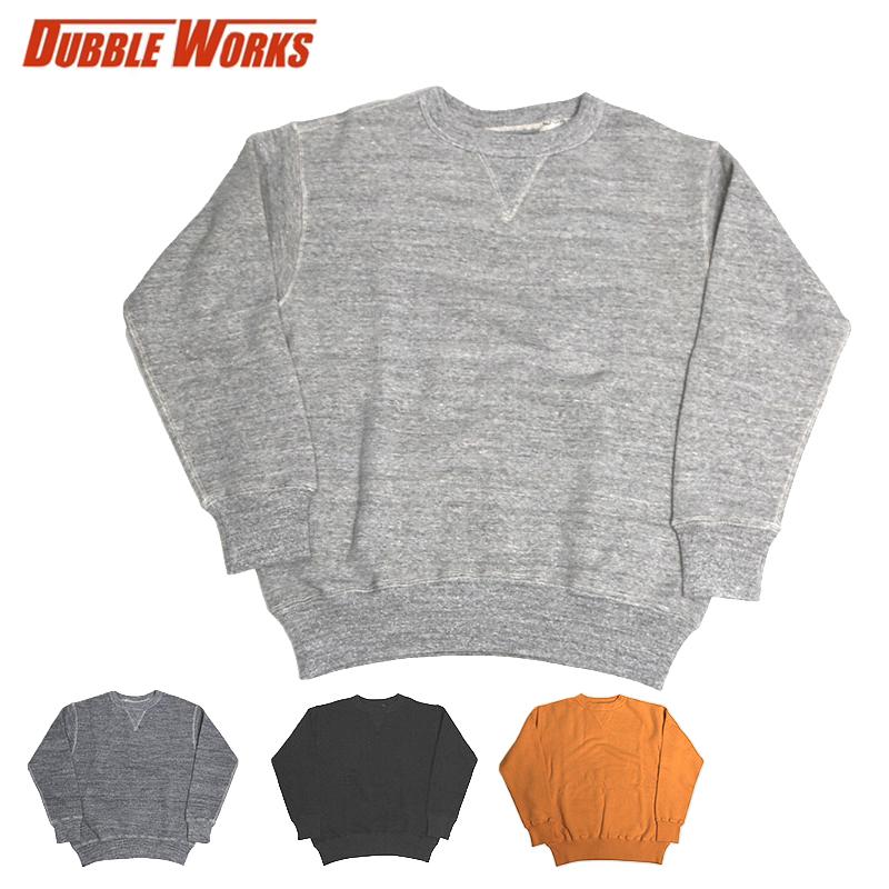DUBBLEWORKS（ダブルワークス） 吊り編みクルーネックスウェット : 服