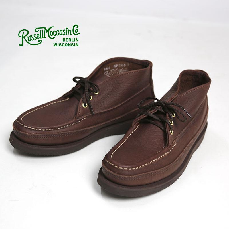 美品ラッセルモカシン(スポーティング.クレー チャッカー)8 E Russell Moccasin/ラッセルモカシン スポーティングクレーチャッカ