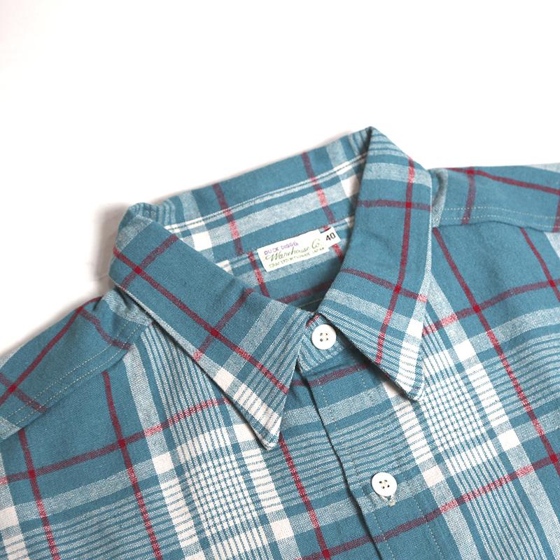 WAREHOUSE（ウエアハウス） LONG SLEEVE CHECK WORK SHIRTS B柄 Lot