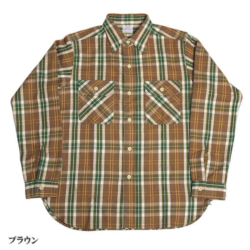 WAREHOUSE（ウエアハウス） フランネルシャツ Lot.3104 F柄 NON WASH