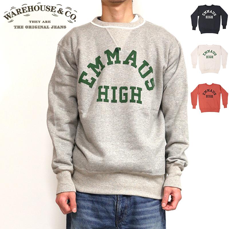 Warehouse/ウエアハウス EMMAUS HIGH 吊り編みスウェット 403-EH : 服 