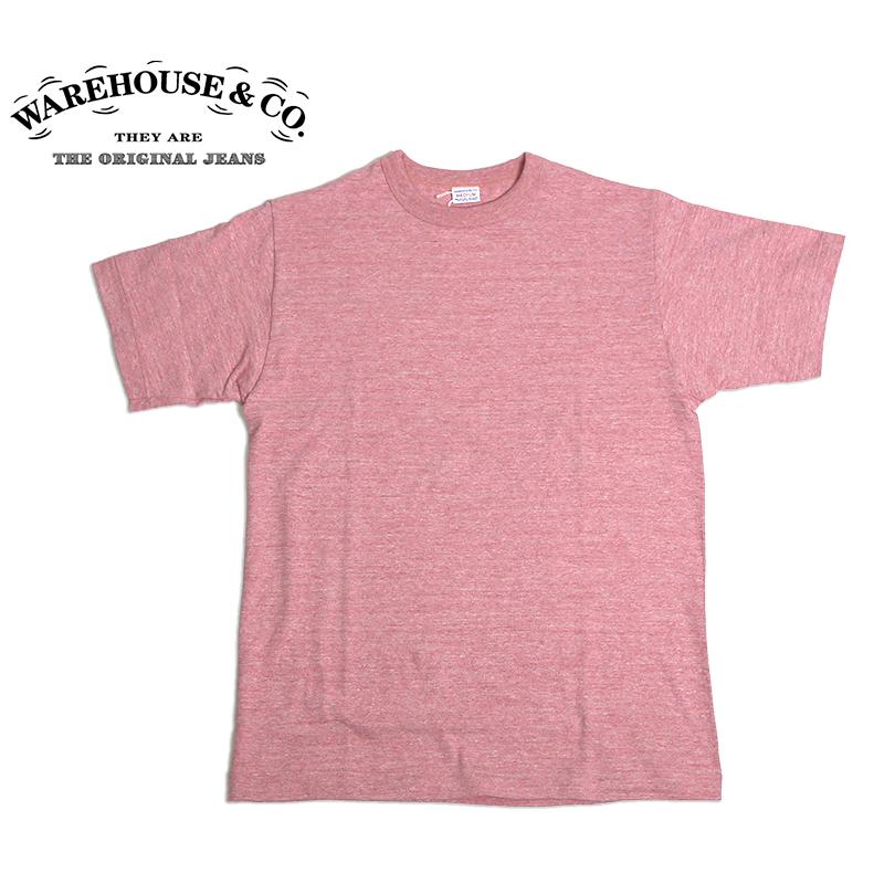 WAREHOUSE（ウエアハウス） T-シャツ 4096 88/12 杢クルーネックTEE