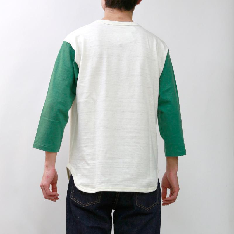 ウェアハウス 七分袖ベースボールTシャツ クルーネック : 服道楽