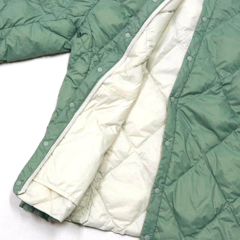 ナチュラルランドリー 20Dナイロンインナーダウンカーディガン : 服