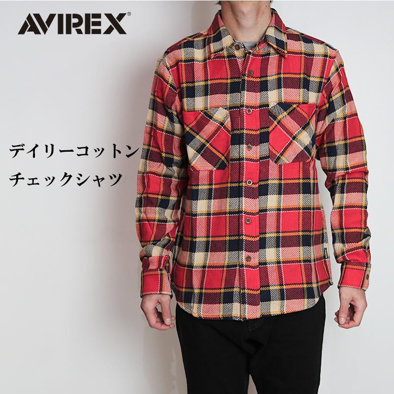 AVIREX（アヴィレックス） デイリーコットンチェックシャツ : 服道楽