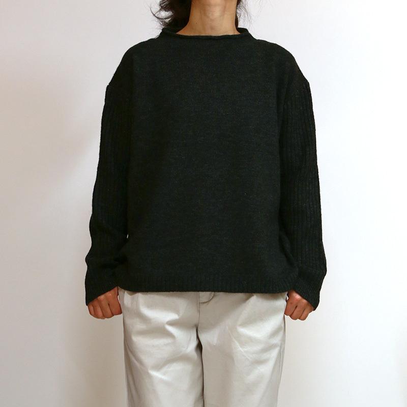 grin グリン ラムナイロンワイドプルオーバーニット : 服道楽