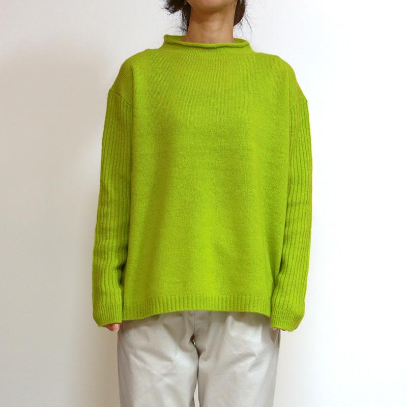 grin グリン ニット セーター ラムロールネックニット 8214K-087 サイズ2 Mサイズ レディース grin グリン ラムロールネック ニットプルオーバー レディース