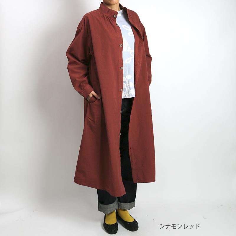 grin（グリン） CL（綿麻）ダンプ コートワンピース : 服道楽