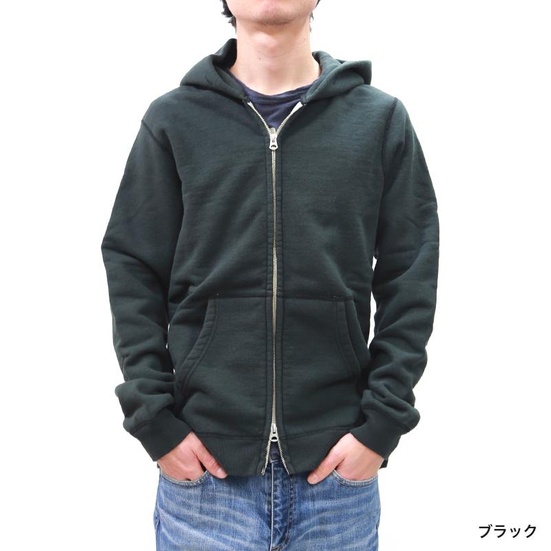 BARNS 吊り編み裏毛　ジップパーカー　L BARNS outfitters バーンズ 吊り編み裏毛 ジップパーカー ダブルジップ