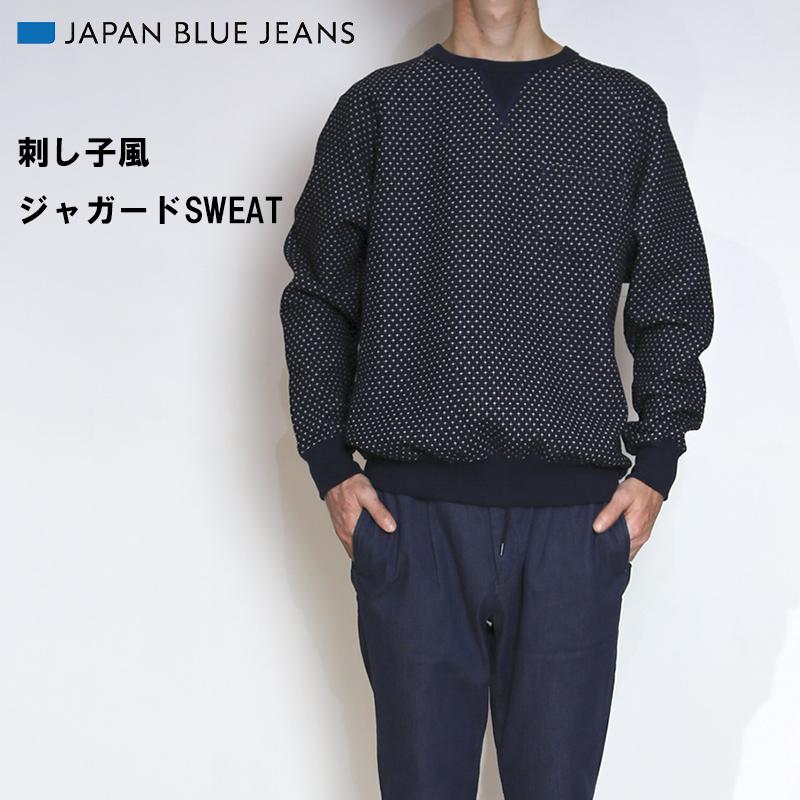 JAPAN BLUE JEANS（ジャパンブルージーンズ） 刺し子風ジャガードSWEAT