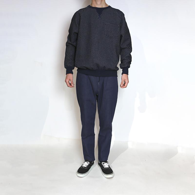 JAPAN BLUE JEANS（ジャパンブルージーンズ） 刺し子風ジャガードSWEAT
