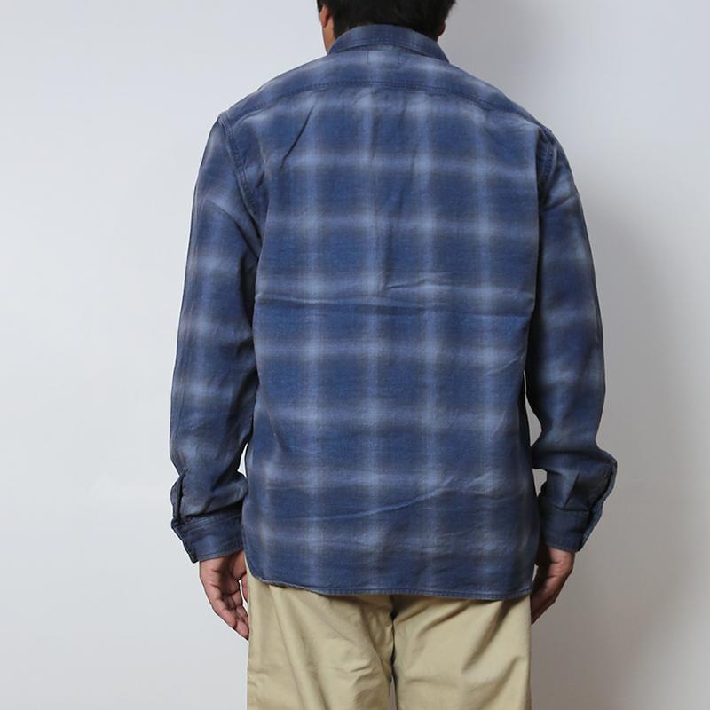JAPAN BLUE JEANS（ジャパンブルージーンズ） Indigo ombre Check L/S
