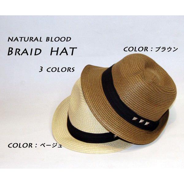 NATURAL BLOOD ブレード中折れハット｜fukuraku-store｜02