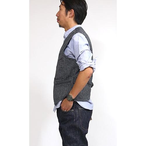 SUGAR CANE シュガーケーン 9oz. ブラックコバート ワークベスト SUGAR CANE シュガーケーン 9oz. ブラックコバート ワークベスト
