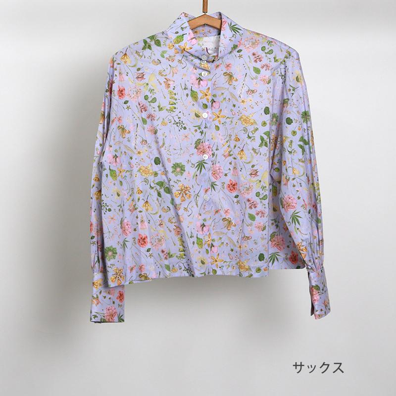 SETTO （セット）LIBERTY/リバティープリント オッカケシャツ/花