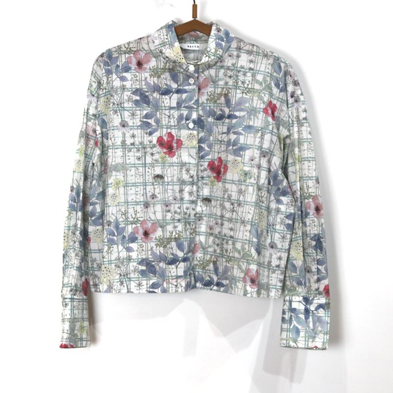 SETTO（セット） （セット）LIBERTY OKKAKE SHIRT/リバティオッカケ