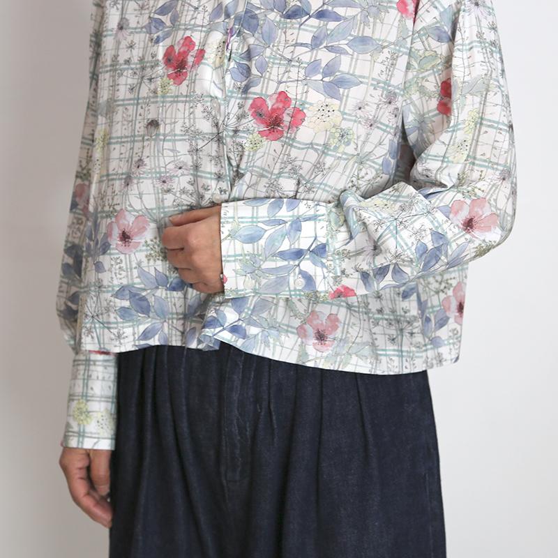 SETTO（セット） （セット）LIBERTY OKKAKE SHIRT/リバティオッカケ