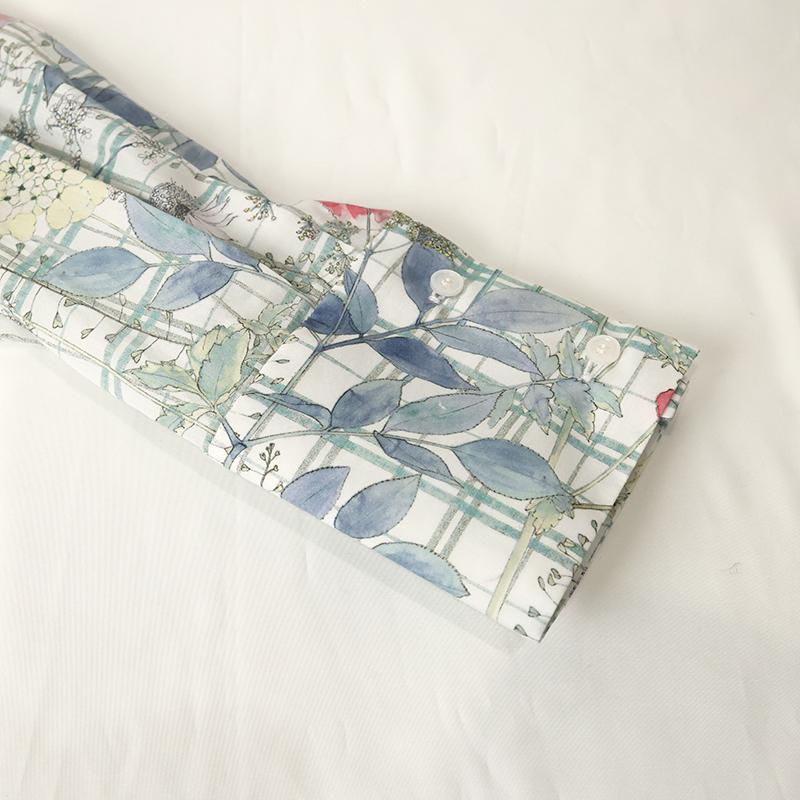 SETTO（セット） （セット）LIBERTY OKKAKE SHIRT/リバティオッカケ
