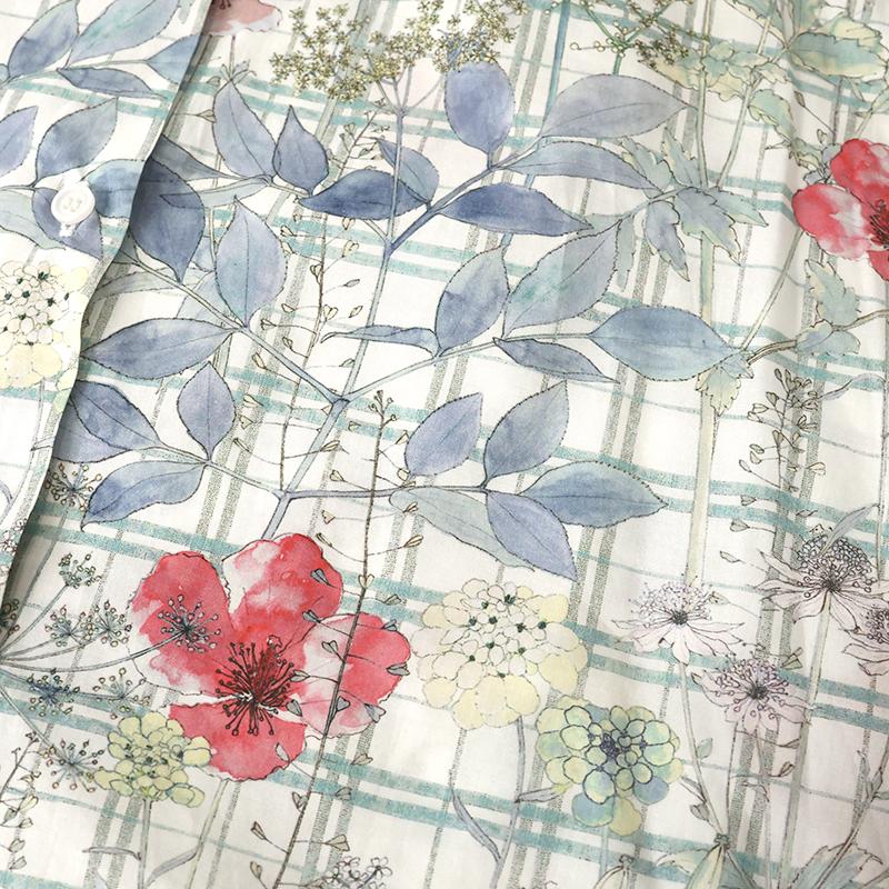 SETTO（セット） （セット）LIBERTY OKKAKE SHIRT/リバティオッカケ