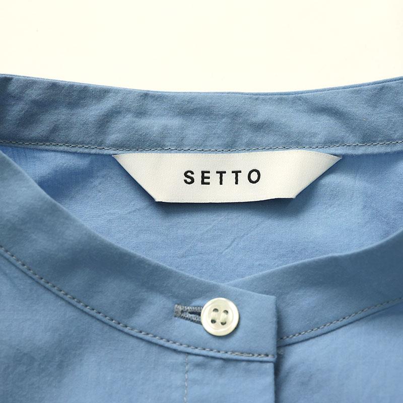 SETTO PUFFY SHIRT バルーンスリーブ 長袖 サックスブルー 楽天市場】SETTO （セット） PUFFY SHIRT /パフィーシャツ : 服道楽